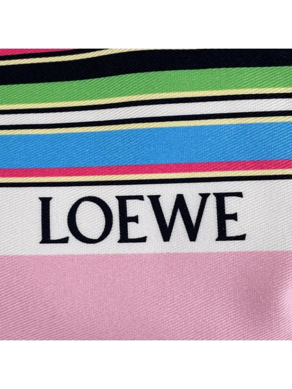 Loewe 329.51 Drawstring Pouch Striped Pattern Multicolor - Picture 7 of 9